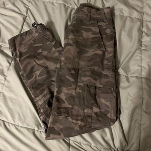 camo cargo pants